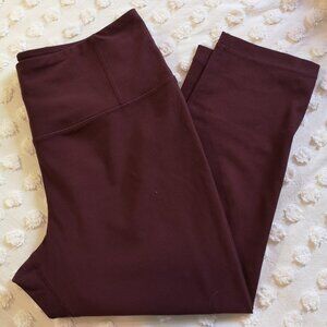 MPG Sport Dare High Waisted Signature Capri, Soft Plum Purple Size XL